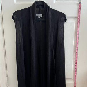 Black Sleeveless Sweater Vest.  Size Medium.